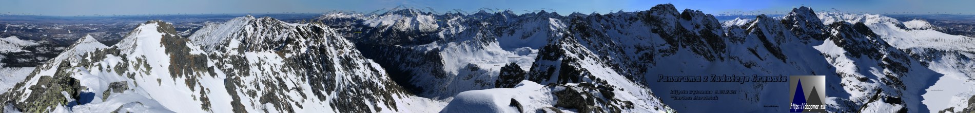 panorama z Zadniego Granatu